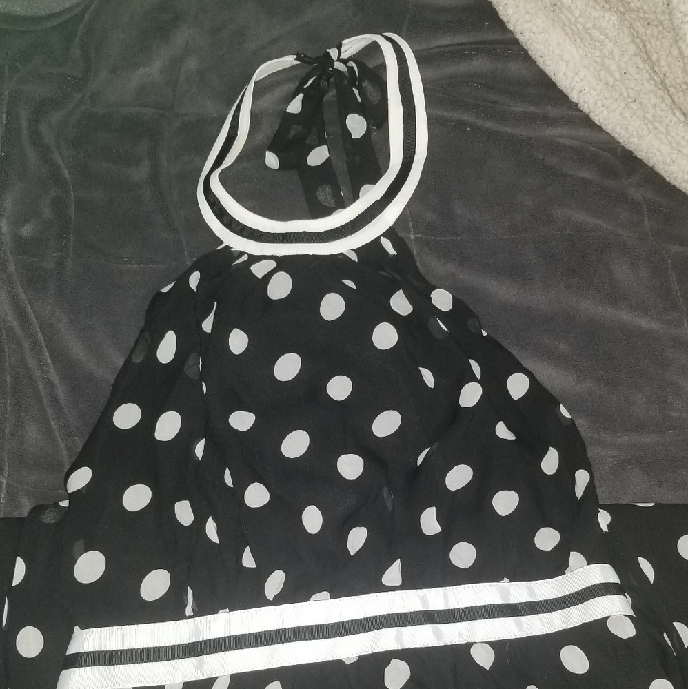Polka-dot dress